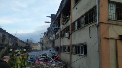 Ambalaj fabrikasında patlama