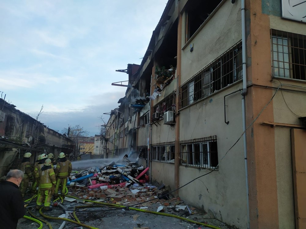 Ambalaj fabrikasında patlama