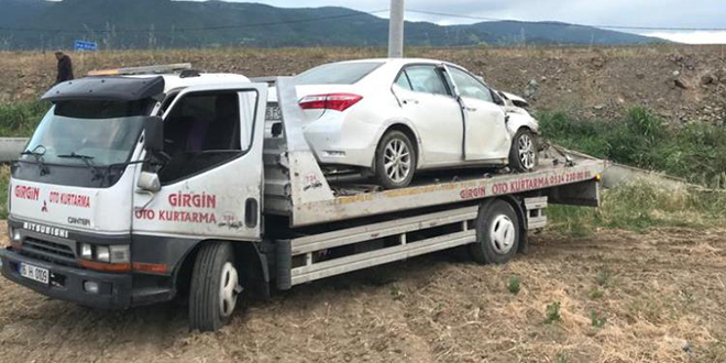 Bursa’da başhekim kaza yaptı