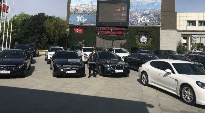 Lüks araç operasyonu! 24 otomobil, milyonlarca lira zarar