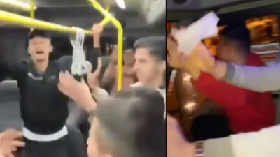 Minibüste ‘maskesiz ve mesafesiz’ eğlence