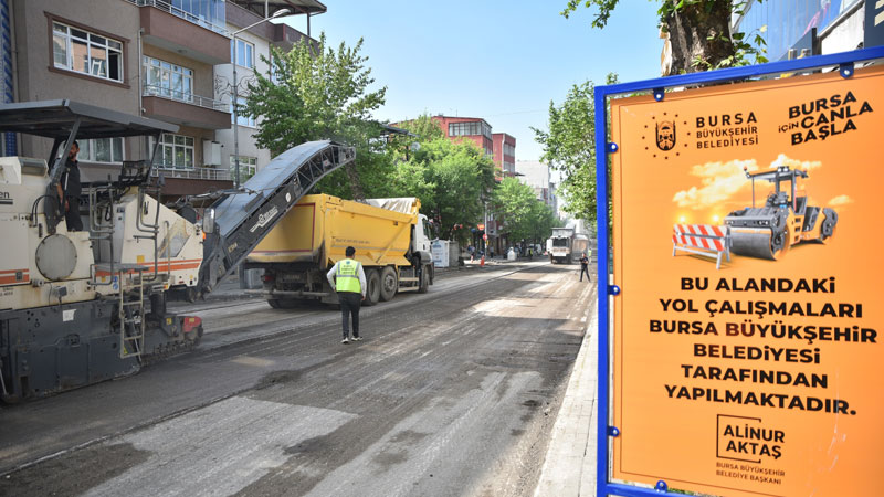 Büyükşehir’den asfalt seferberliği! O cadde sil baştan…