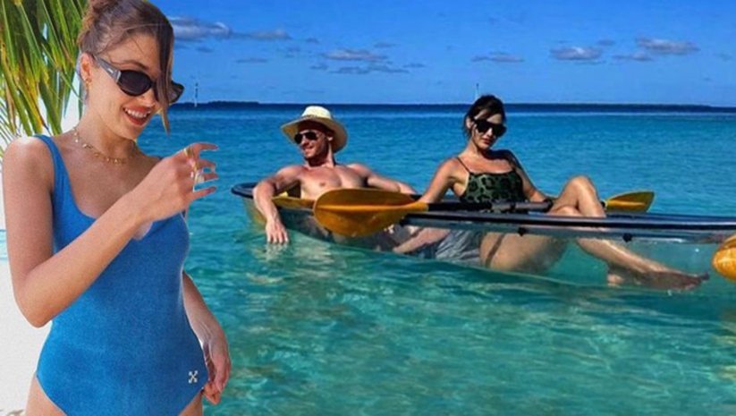 Hande’den Maldivler pozları