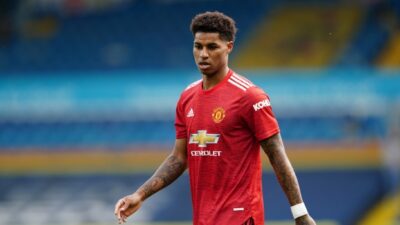 İngiltere Premier Ligi takımlarından Manchester United'ın oyuncusu Marcus Rashford, sosyal