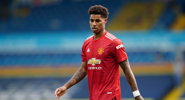 İngiltere Premier Ligi takımlarından Manchester United'ın oyuncusu Marcus Rashford, sosyal
