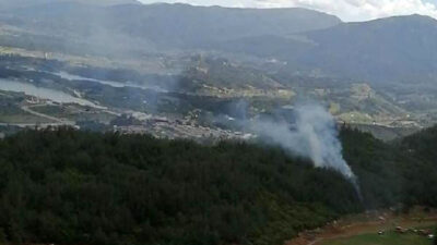 İzmir’de orman yangını