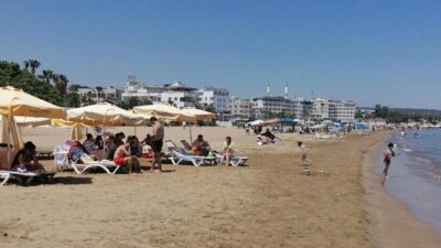 Sıcak havaya dayanamayan sahillere koştu