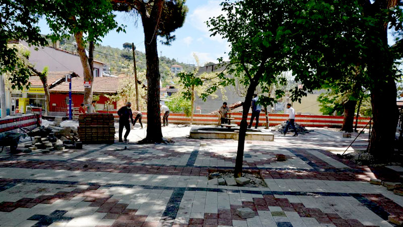 Karacaali’de çevre düzenlemesi