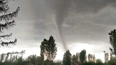 Hortum paniği! 10 dakika boyunca…