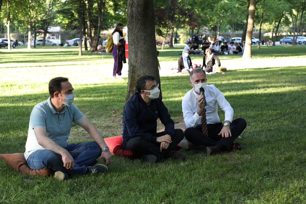 Başkan Taban gençlerle buluştu! Başkan Taban gençlerle buluştu!