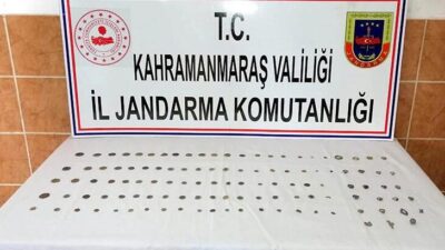 Kahramanmaraş’ta 115 tarihi eser ele geçirildi