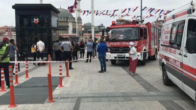 Taksim Meydanı’nda panik! 3 saatte kurtarıldılar
