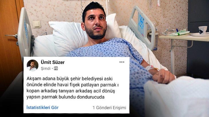 Yaşadığı kabusu anlattı! Parmaklarının koptuğunu hastanede öğrenmiş