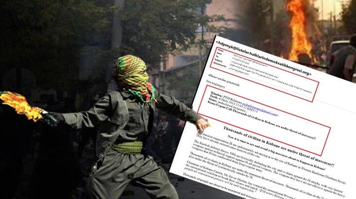 Terör örgütü PYD’nin, Kobani olayları talimatını HDP’ye e-postayla bildirdiği ortaya çıktı! Terör örgütü PYD’nin, Kobani olayları talimatını HDP’ye e-postayla bildirdiği ortaya çıktı!