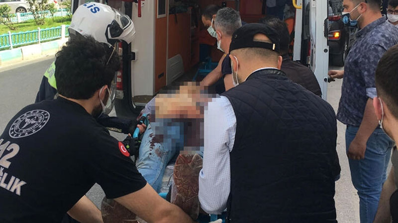 Korkunç olay Omuz atma tartışması…