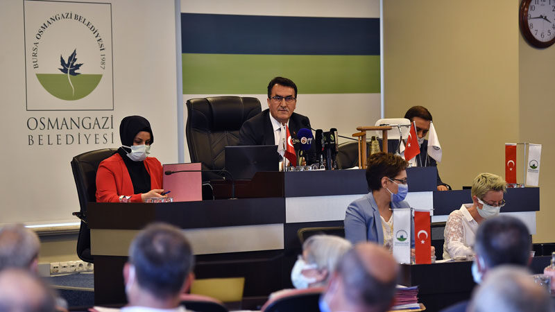 Osmangazi Belediyesi’nin Mayıs ayı olağan meclis toplantısında İsrail’in Doğu Kudüs