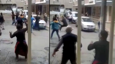 Ortalık bir anda karıştı! Birbirlerine girdiler