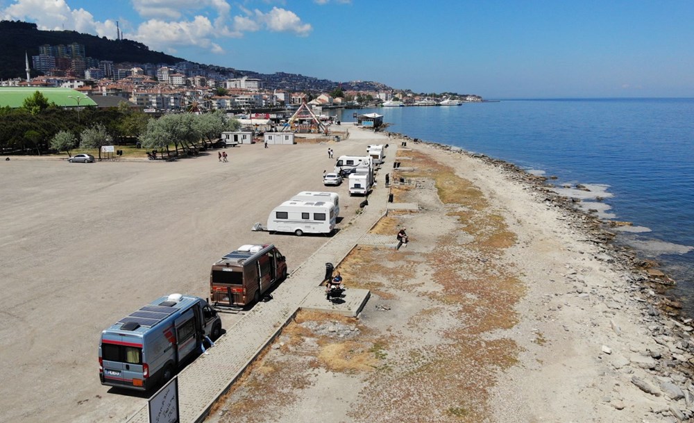 Yer: Bursa… Muhteşem manzaraya karşı bedava tatil yapıyorlar