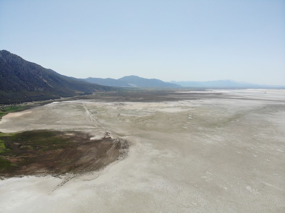 Türkiye’de tek, dünyada ikinci… Sular 500 metre çekildi