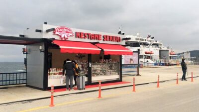 Kardelen Kestane Şekeri İDO Güzelyalı İskelesinde