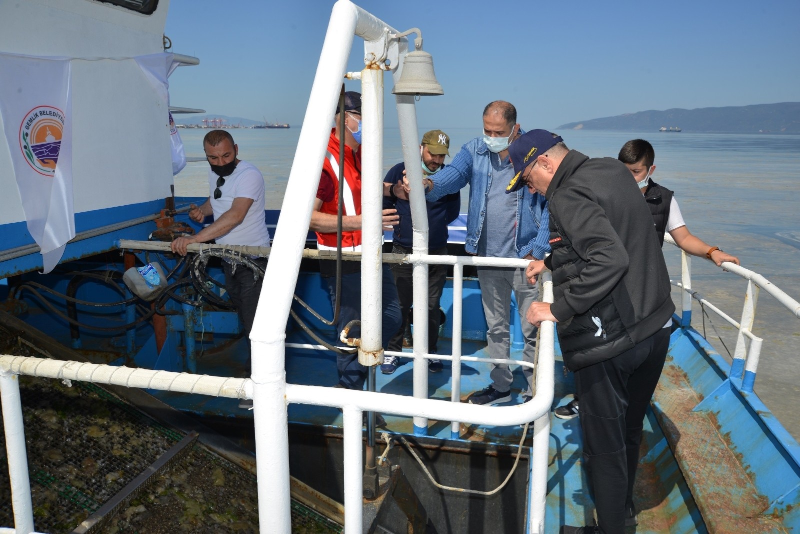 Gemlik Körfezi’nde müsilaj temizliği