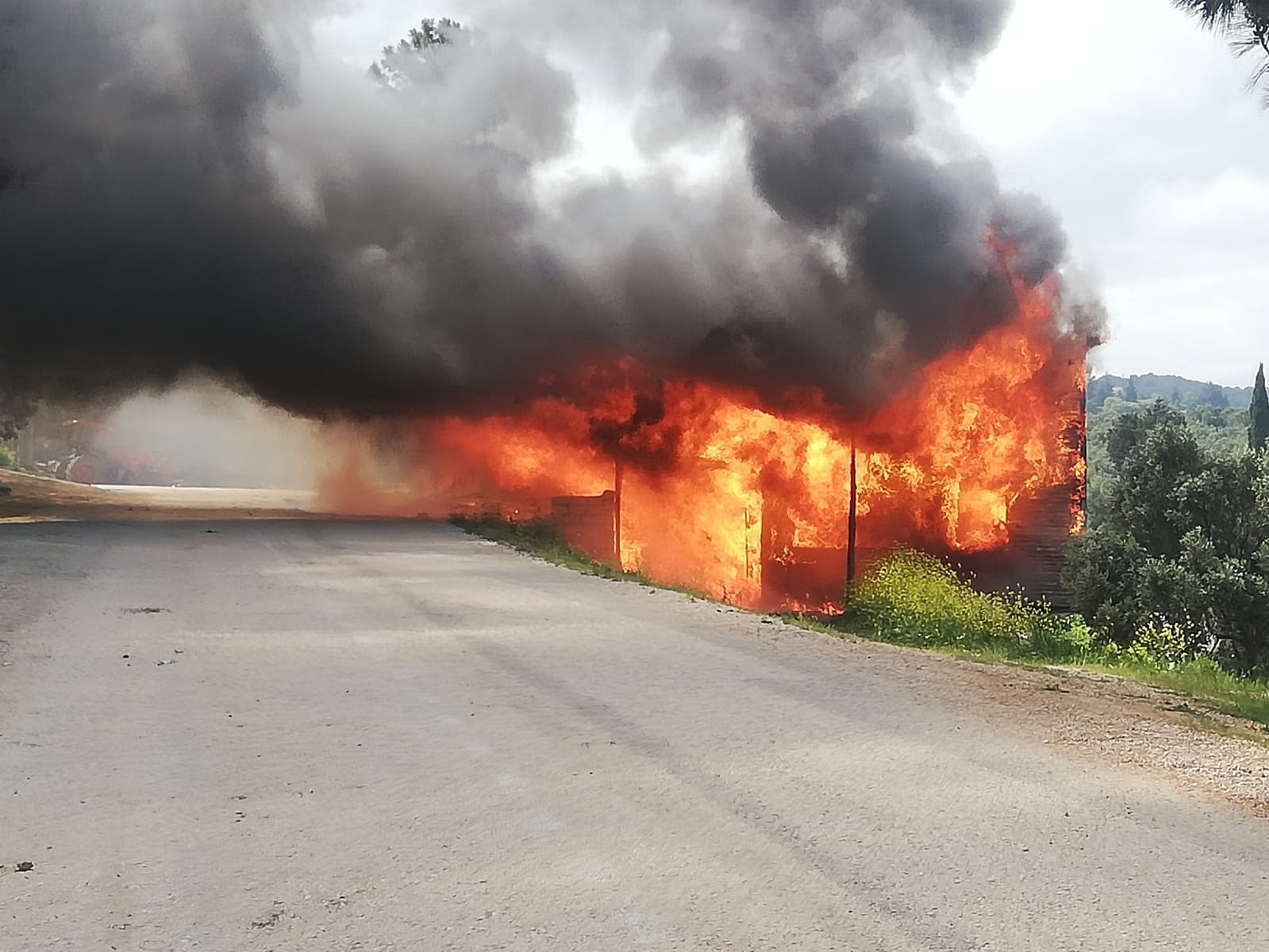 Bursa’da panik anları! Küle döndüler
