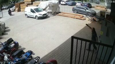 Görüntü Bursa’dan… Hırsızları böyle kovaladı