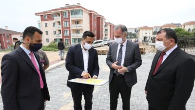 İnegöl Yeni Mahalle sokakları sil baştan yenileniyor