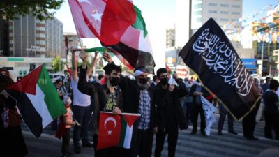 Bursa’da İsrail protestosu!