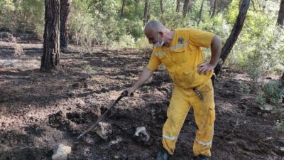 Kısıtlamada mangal keyfi ormanı yaktı
