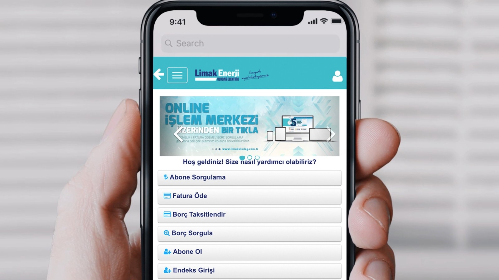 Limak Enerji müşterileri, tüm işlemlerini online olarak yapabiliyor