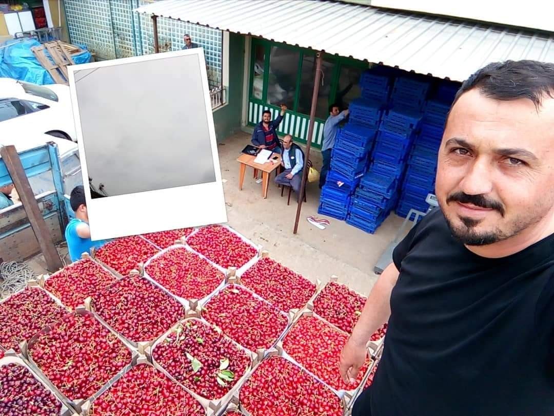 Bursa’da mevsimin ilk karabodur kirazı görücüye çıktı