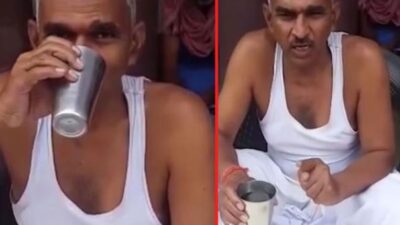 İnanılır gibi değil… Milletvekili inek idrarı içti!