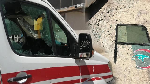 Baltayla ambulansa zarar veren kişi tutuklandı