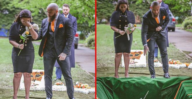 Tarifsiz acı! Eski futbolcu 8 aylık kızlarını toprağa verdi