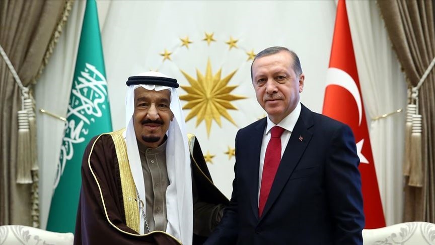 Cumhurbaşkanı Erdoğan, Suudi Arabistan Kralı Selman’la görüştü
