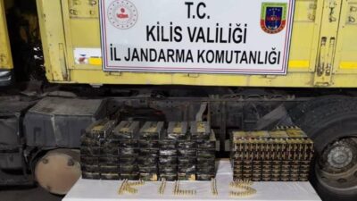 Bir TIR’da 33 bin fişek ele geçirildi