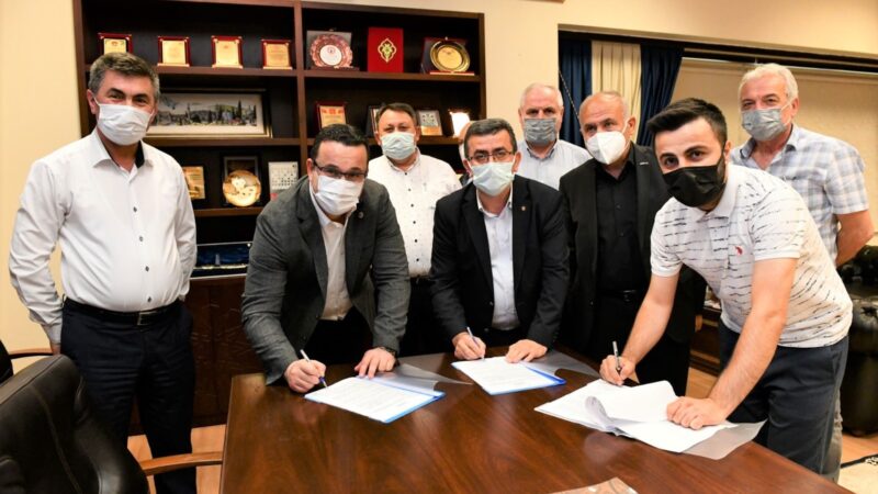 Toplu iş sözleşmesinde mutlu son Mustafakemalpaşa Belediyesi ile HAK-İş’e bağlı Hizmet-İş Sendikası arasında 34 sürekli