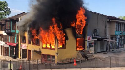 Bursa’da korku dolu anlar! Burası alev alev yandı…