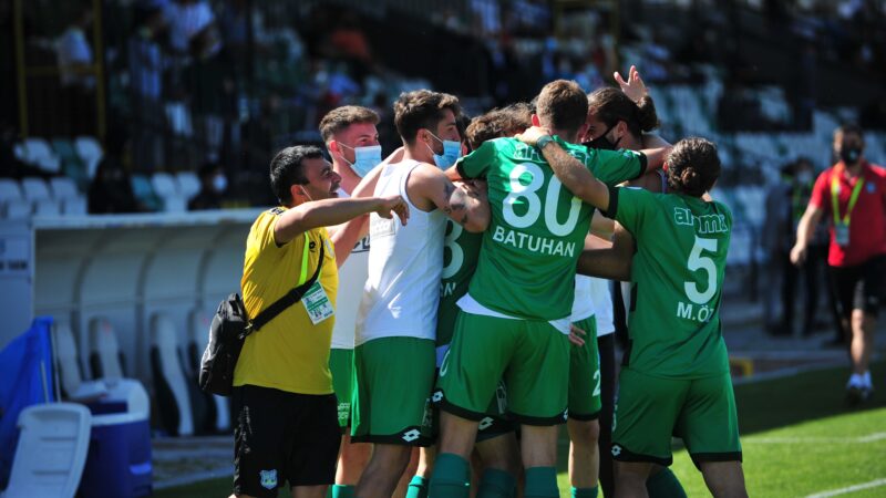 68 Aksaray Belediyespor'u deplasmanda 1-0 mağlup eden Bursa Yıldırımspor, evinde