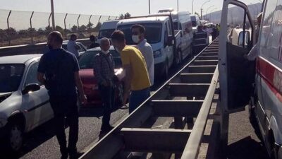 9 araç birbirine girdi! 21 yaralı