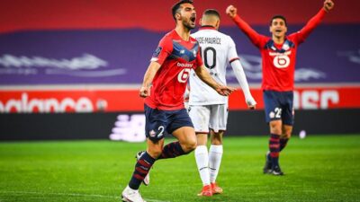 Fransa Ligi'nde şampiyonluğa koşan Lille, Nice'i milli futbolcularımız Burak Yılmaz