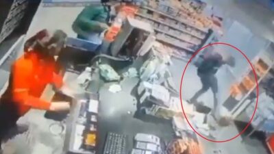 Markette eski sevgili dehşeti! Kimse müdahale etmedi