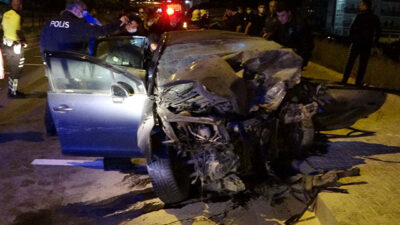 Korkunç kaza: 1 polis şehit, 1 astsubay hayatını kaybetti