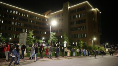 Hastanelerde aşı yoğunluğu