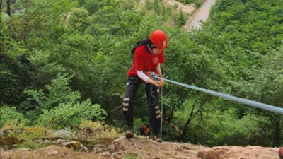 İkiz Kayalar’da nefes kesen tırmanış