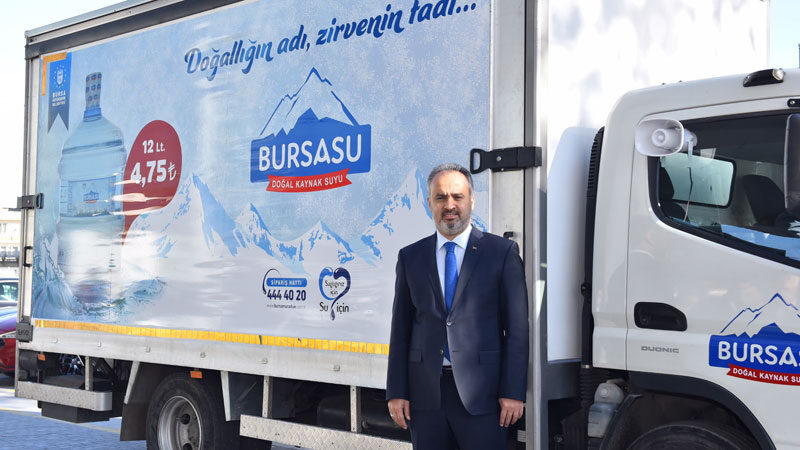 Bursa’nın kaynak suyu ‘Bursasu’ Covid-19 salgını döneminde kamu hastanelerine ücretsiz