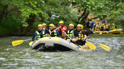 Marmara’nın ilk rafting parkuru Orhaneli’nde açıldı