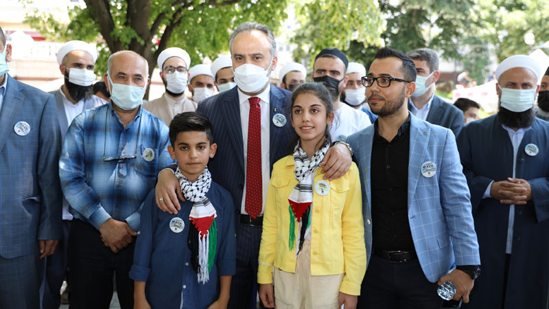Bursa’dan Filistin’e güçlü destek