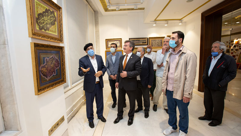 Hat sergisi beğeni topladı Hat sergisi beğeni topladı